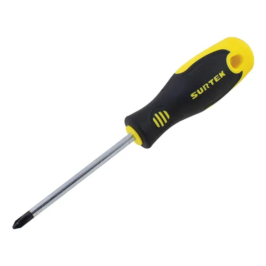 Destornillador con mango bimaterial, punta Phillips #1 x 8
