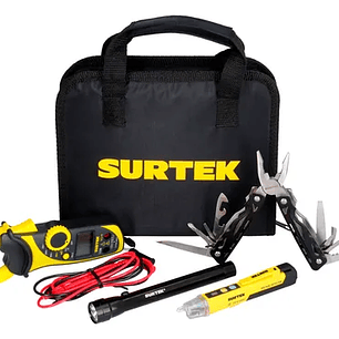 Juego combinado de herramienta con probadores eléctricos, 5 piezas