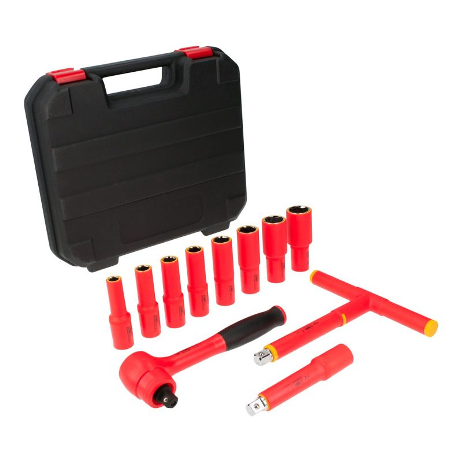 Juego de dados y accesorios cuadro de 1/2