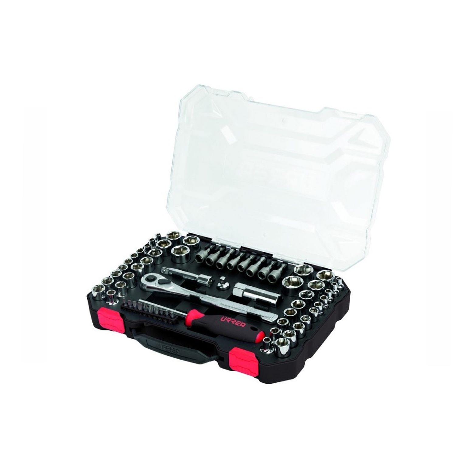 Juego de dados y accesorios cuadro de 1/4