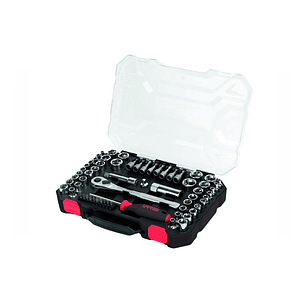 Juego de dados y accesorios cuadro de 1/4