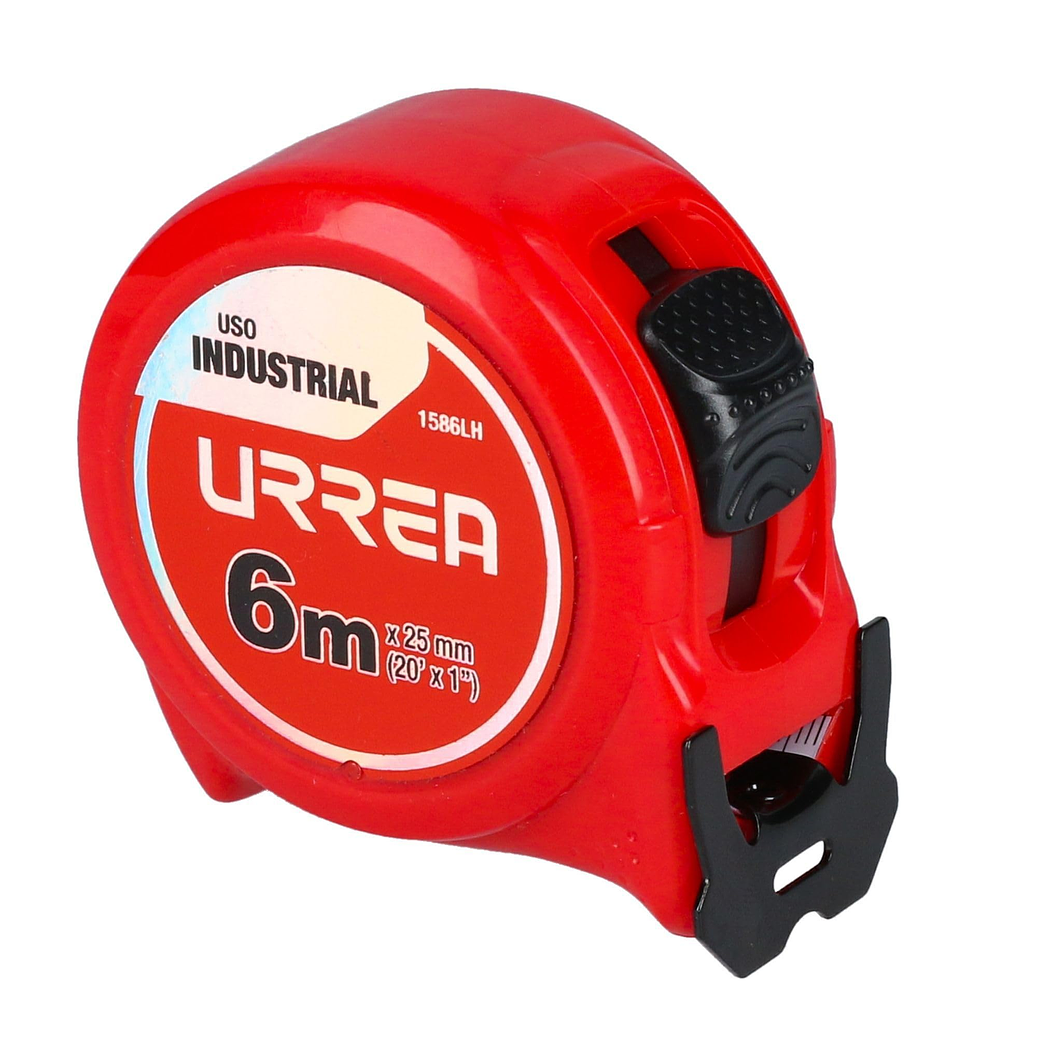 Flexómetro con carcasa de plástico 6 m x 25 mm granel 1