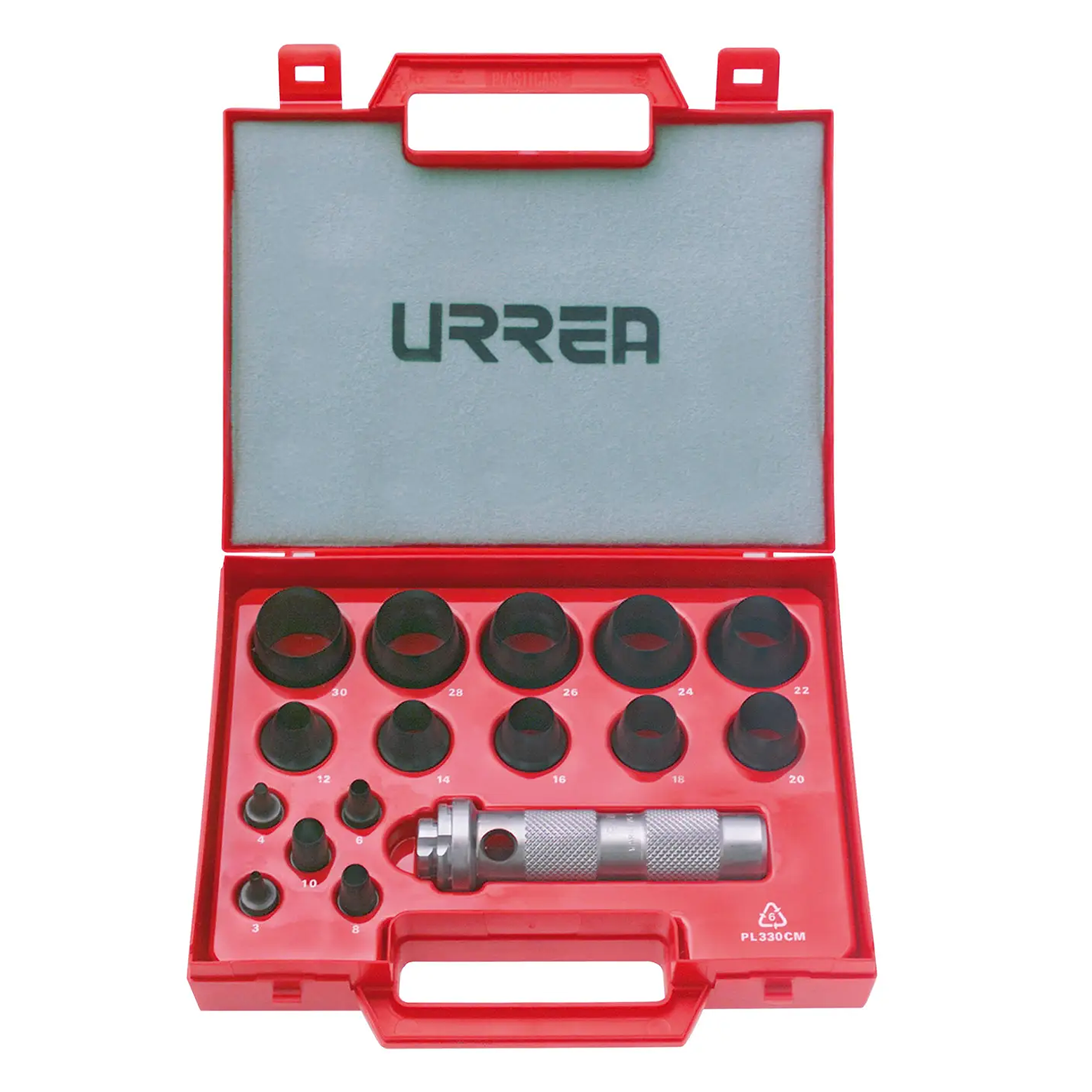 Juego de sacabocados de 3 a 30mm, 16 piezas 1