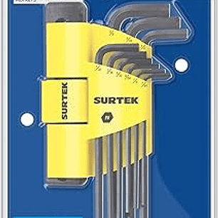 Juego de llaves extra largas hexagonales tipo 