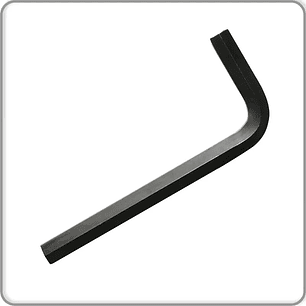 Llave hexagonal corta tipo 