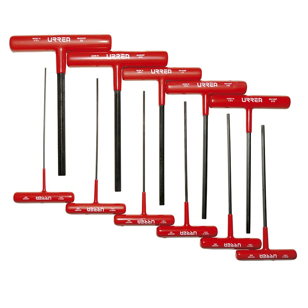 Juego de llaves hexagonales cortas tipo 