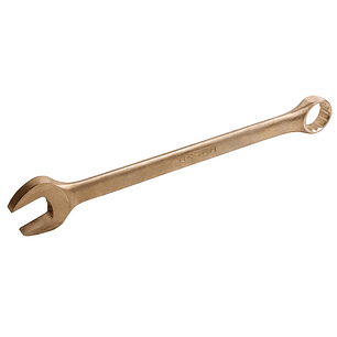 Llave combinada de bronce aluminio antichispa métrica, 12 puntas, 21 mm