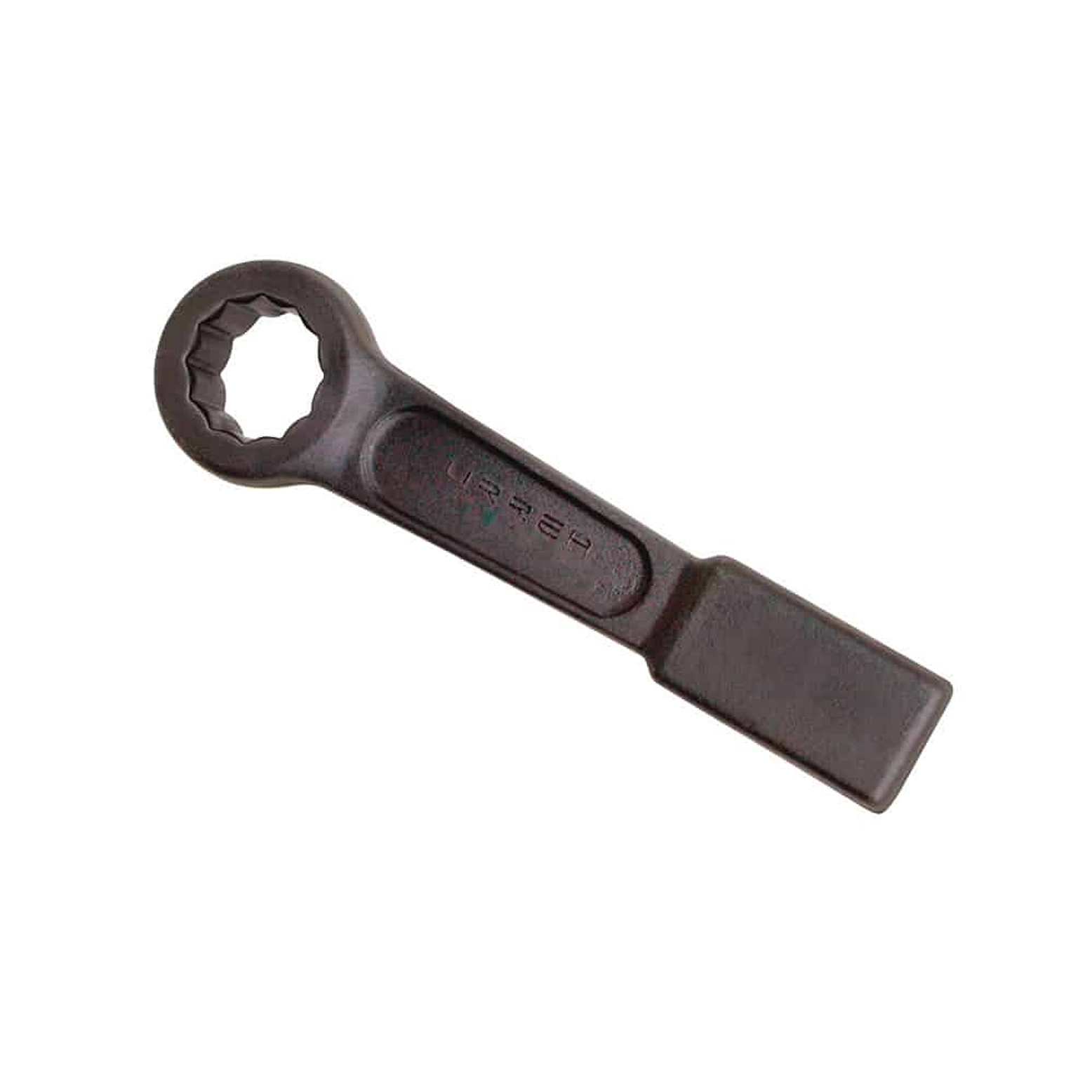 Llave de golpe plana fosfatizada en pulgadas, 12 puntas, 1 1/8