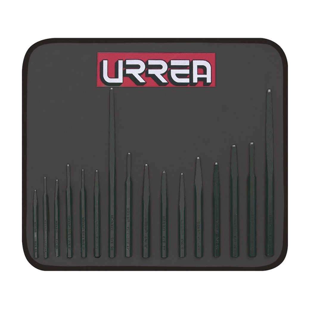 Juego de puntos, punzones, cinceles y botadores, 16 piezas 1