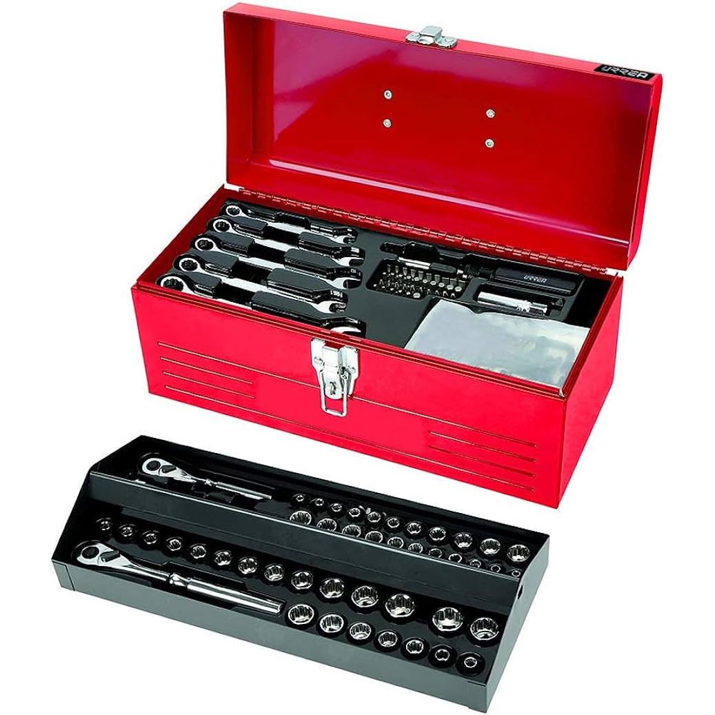 Juego combinado de herramienta en caja metálica, 130 piezas 1