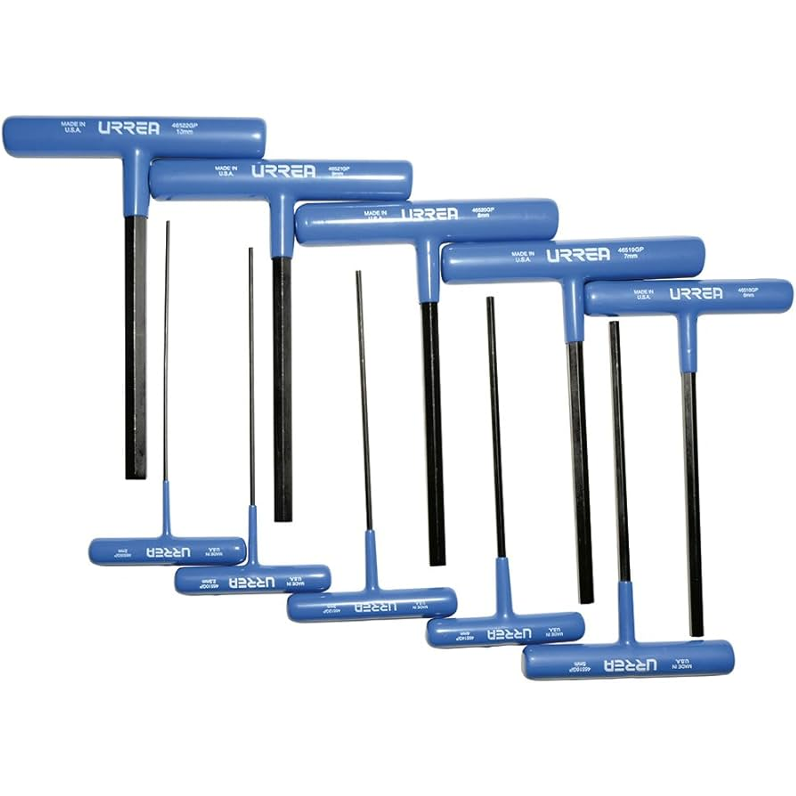 Juego de llaves hexagonales cortas tipo 