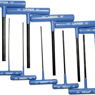 Juego de llaves hexagonales cortas tipo 