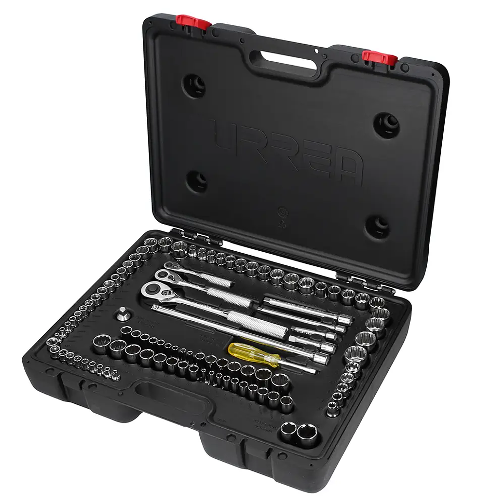 Juego de dados y accesorios cuadro de 1/4