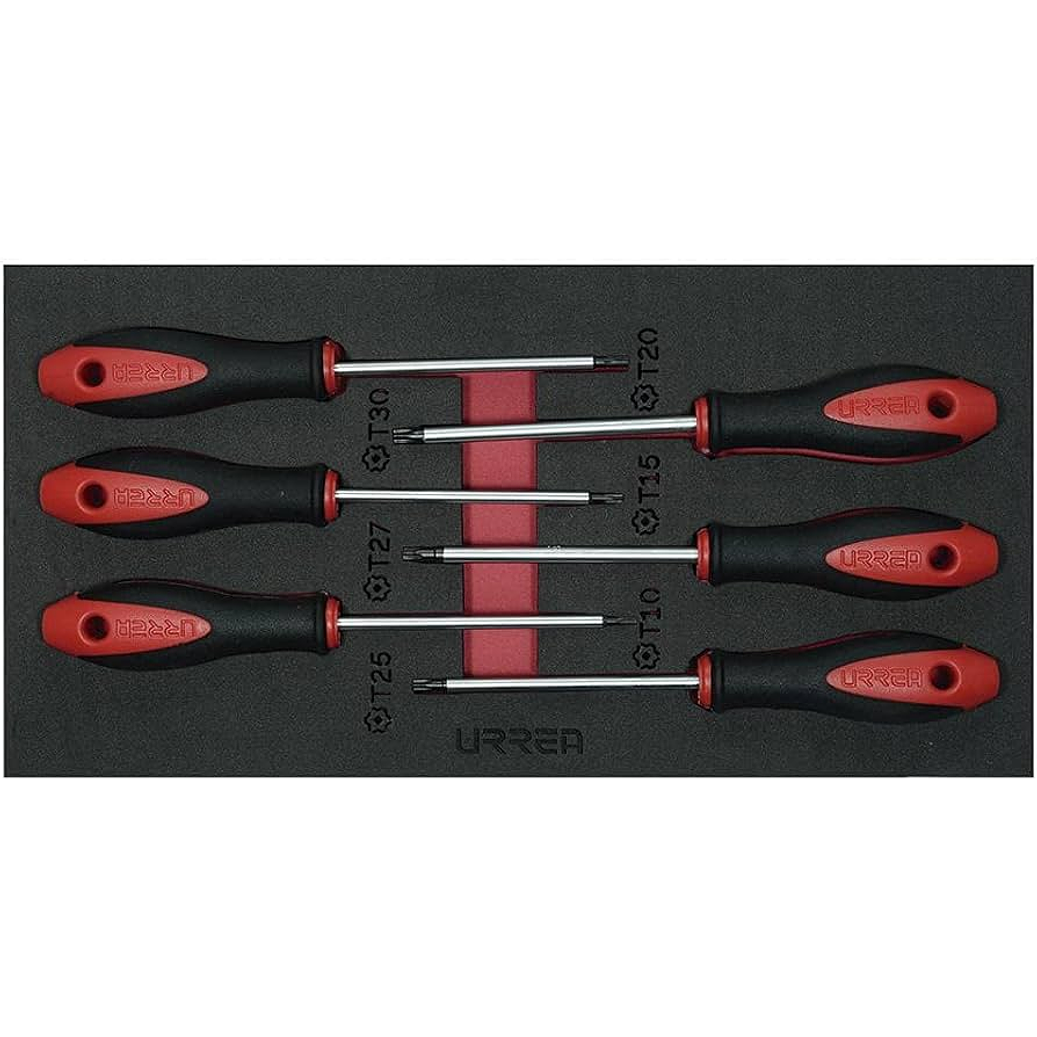 Juego de destornilladores mango bimaterial punta Torx, 6 piezas 1