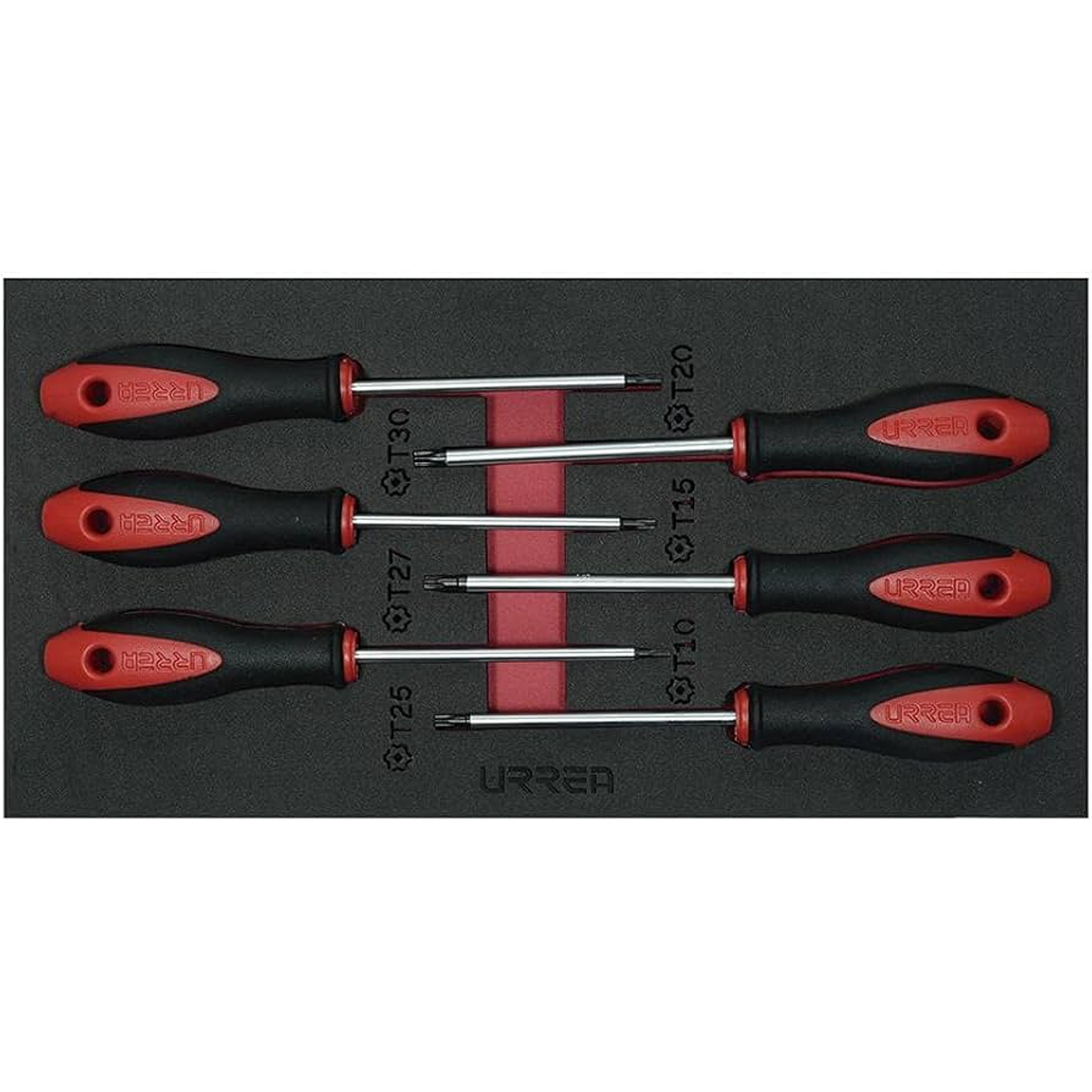 Juego de destornilladores mango bimaterial punta Torx, 6 piezas 1