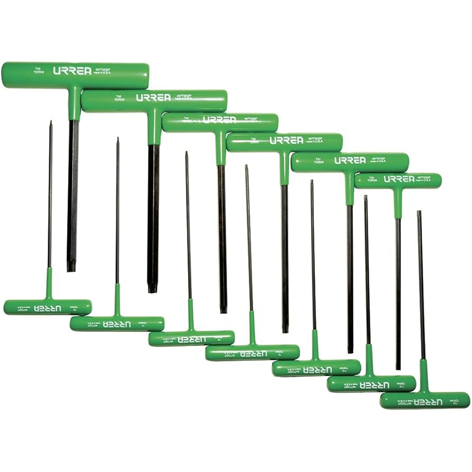 Juego de llaves hexagonales cortas tipo 