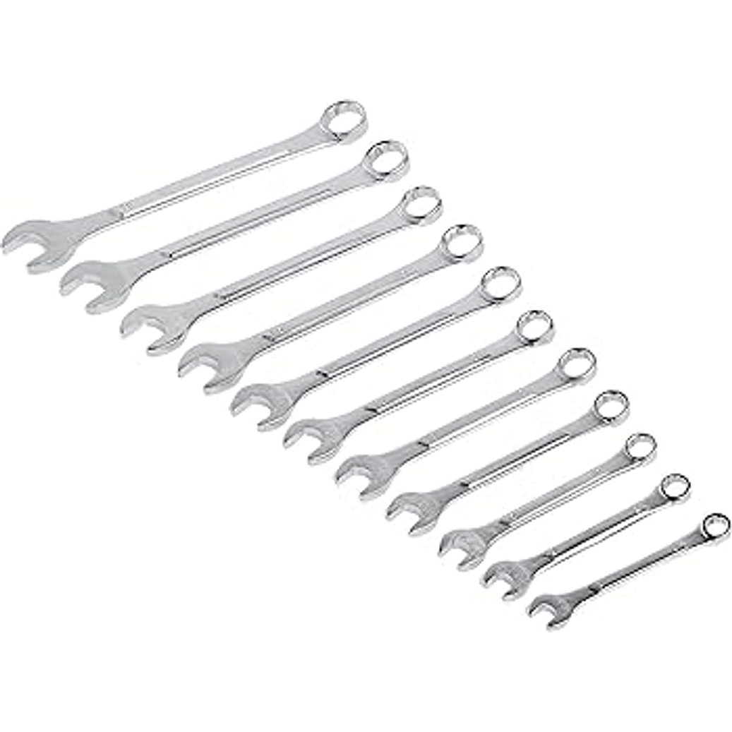 JUEGO DE LLAVES COMBINADAS METRICAS DISPENSADOR PLÁSTICO PORTÁTIL 11 PIEZAS 1