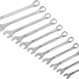 JUEGO DE LLAVES COMBINADAS METRICAS DISPENSADOR PLÁSTICO PORTÁTIL 11 PIEZAS