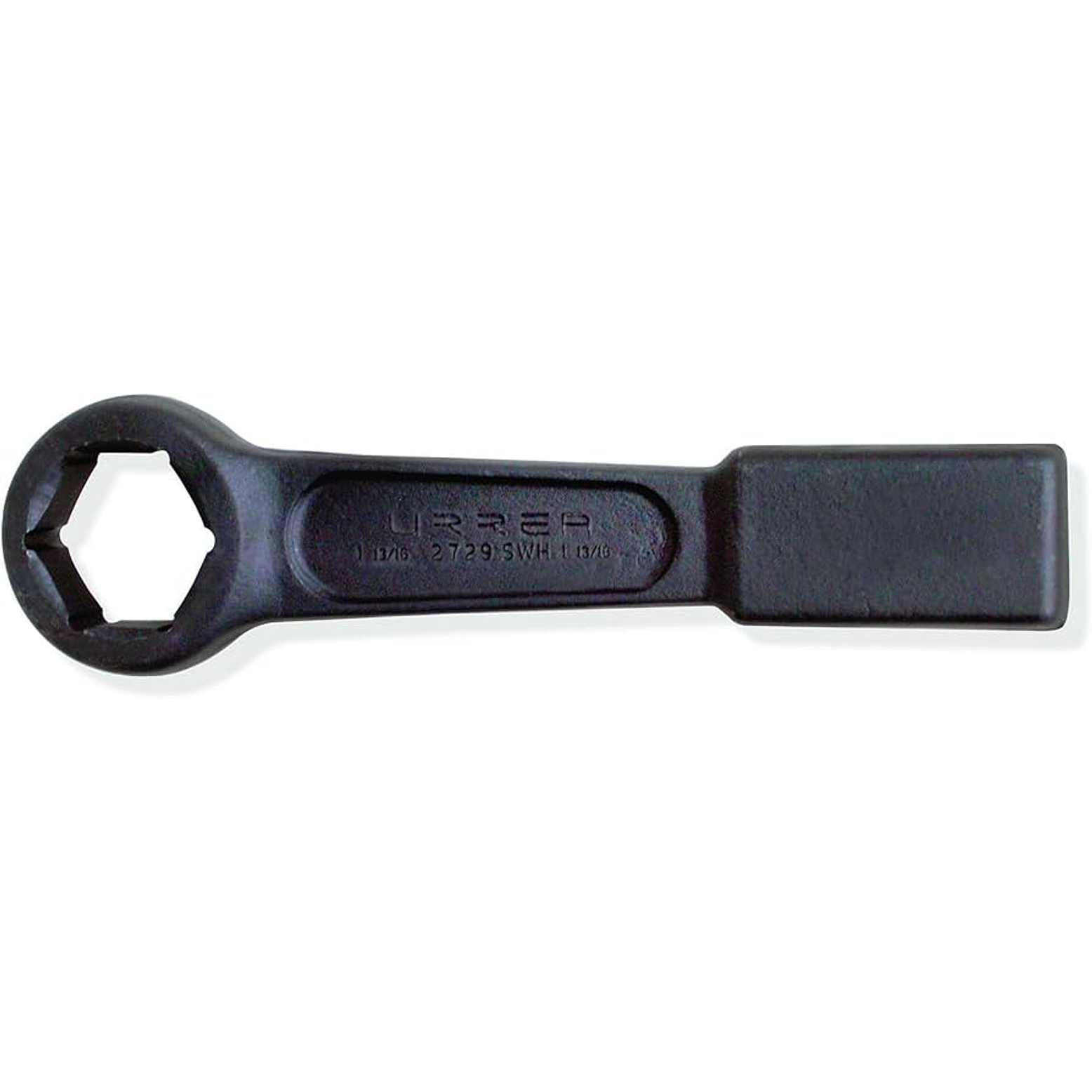 Llave de golpe plana fosfatizada en pulgadas, 6 puntas, 3/4