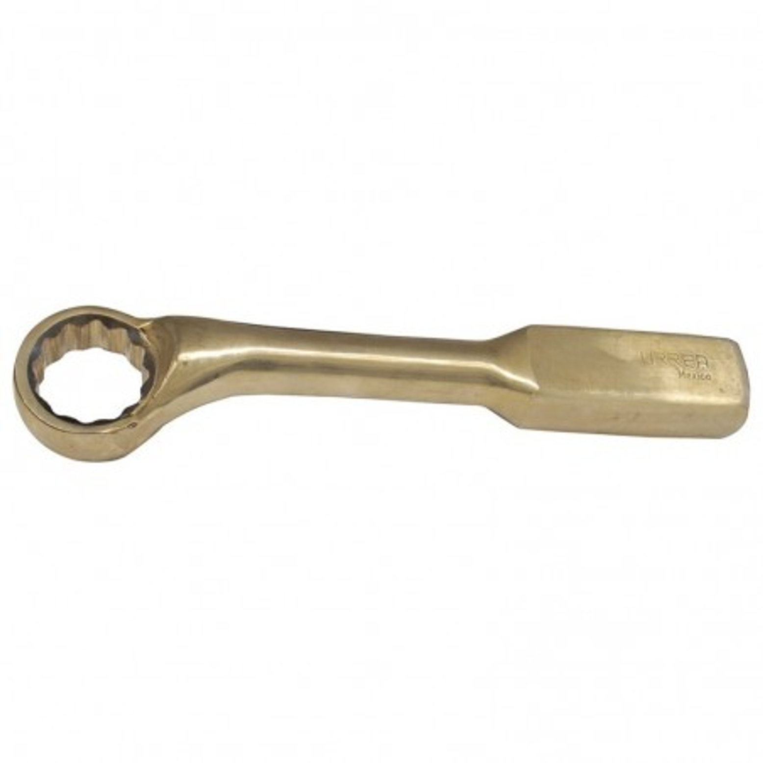 Llave de golpe plana de bronce aluminio antichispa en pulgadas, 12 puntas, 1 1/16
