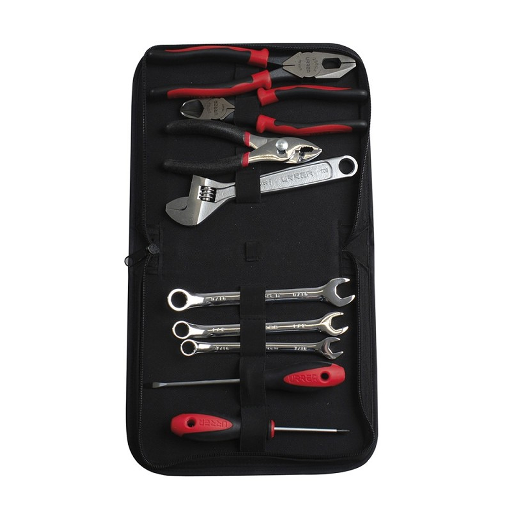 Juego combinado de herramientas con portafolio, 9 piezas 1