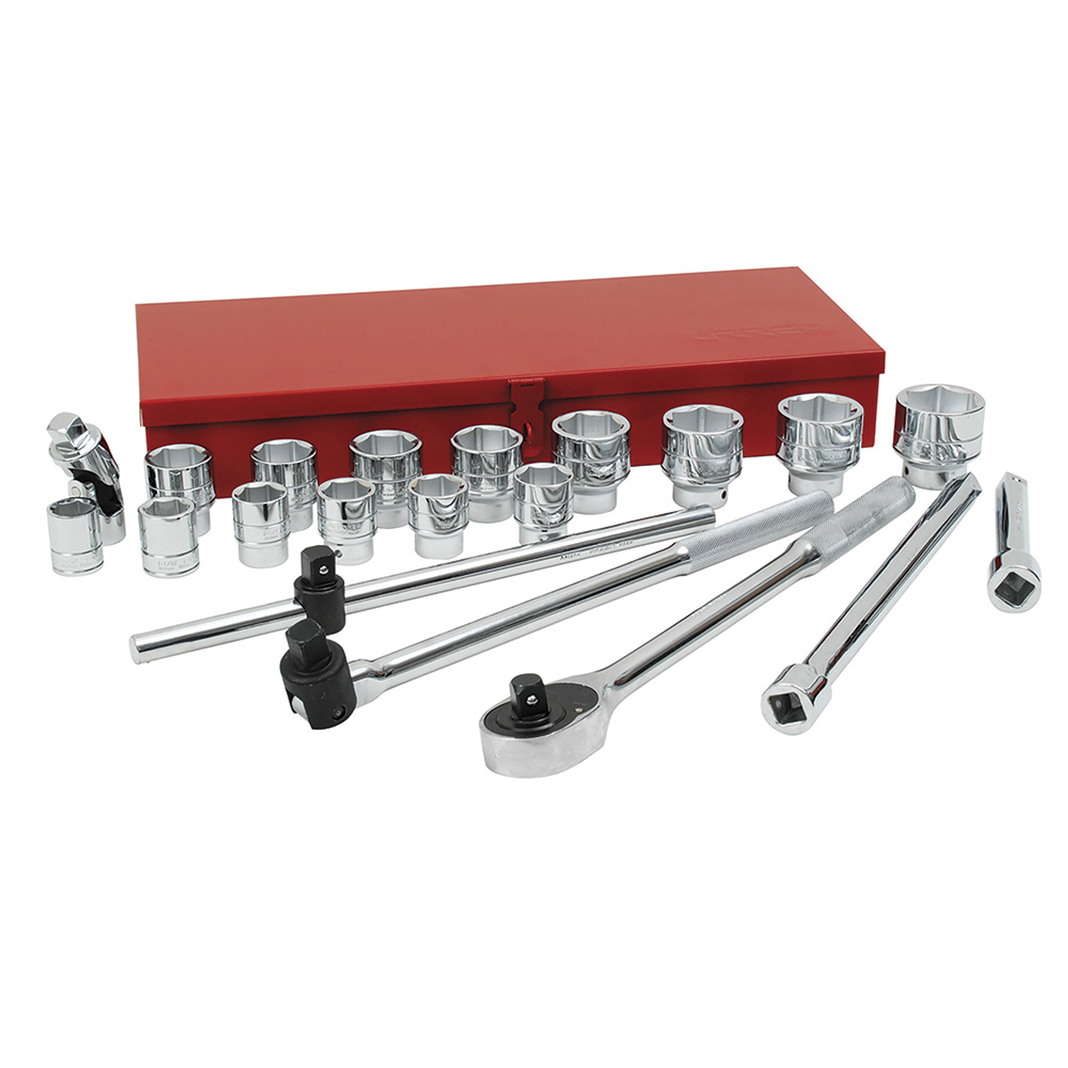 Juego de dados y accesorios cuadro de 3/4