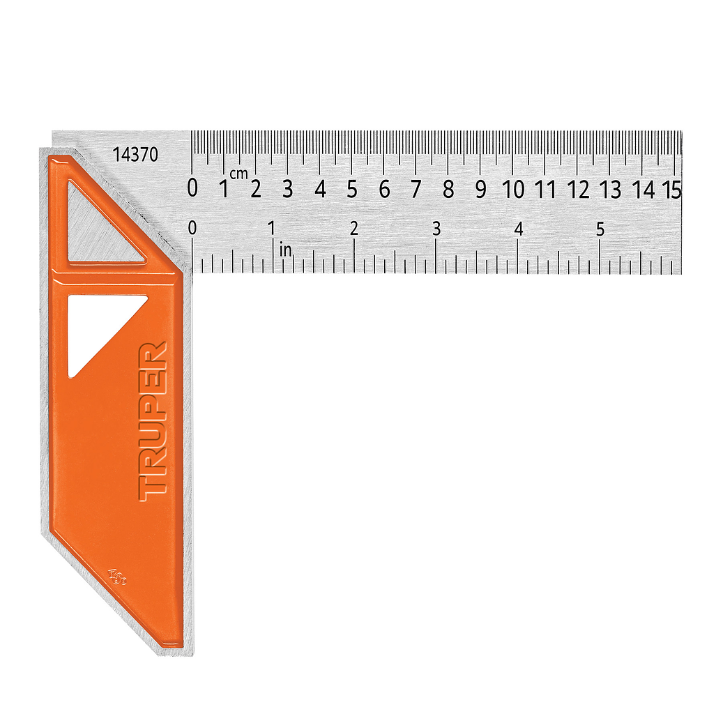 ESCUADRA PARA CARPINTERO MANGO DE ALUMINIO 6