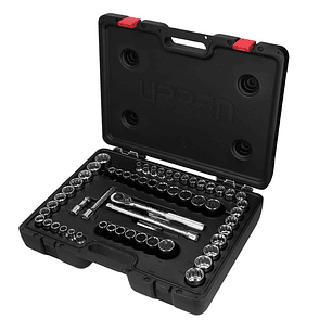 Juego de dados y accesorios cuadro de 1/2