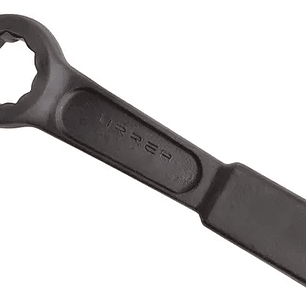 Llave de golpe plana fosfatizada en pulgadas, 6 puntas, 7/8