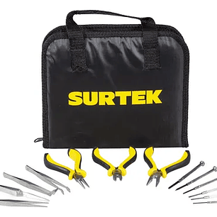 Juego combinado de herramientas de precisión, 14 piezas