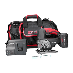 Juego de sierra caladora a batería Litio ion 20 V, 4 piezas