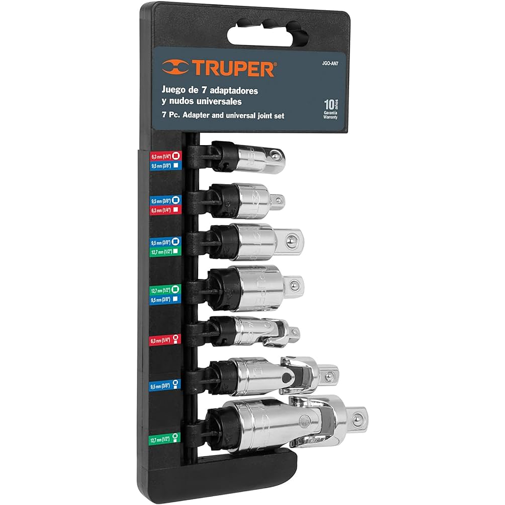 JUEGO DE ADAPTADORES Y NUDOS UNIVERSALES, 7 PIEZAS 1
