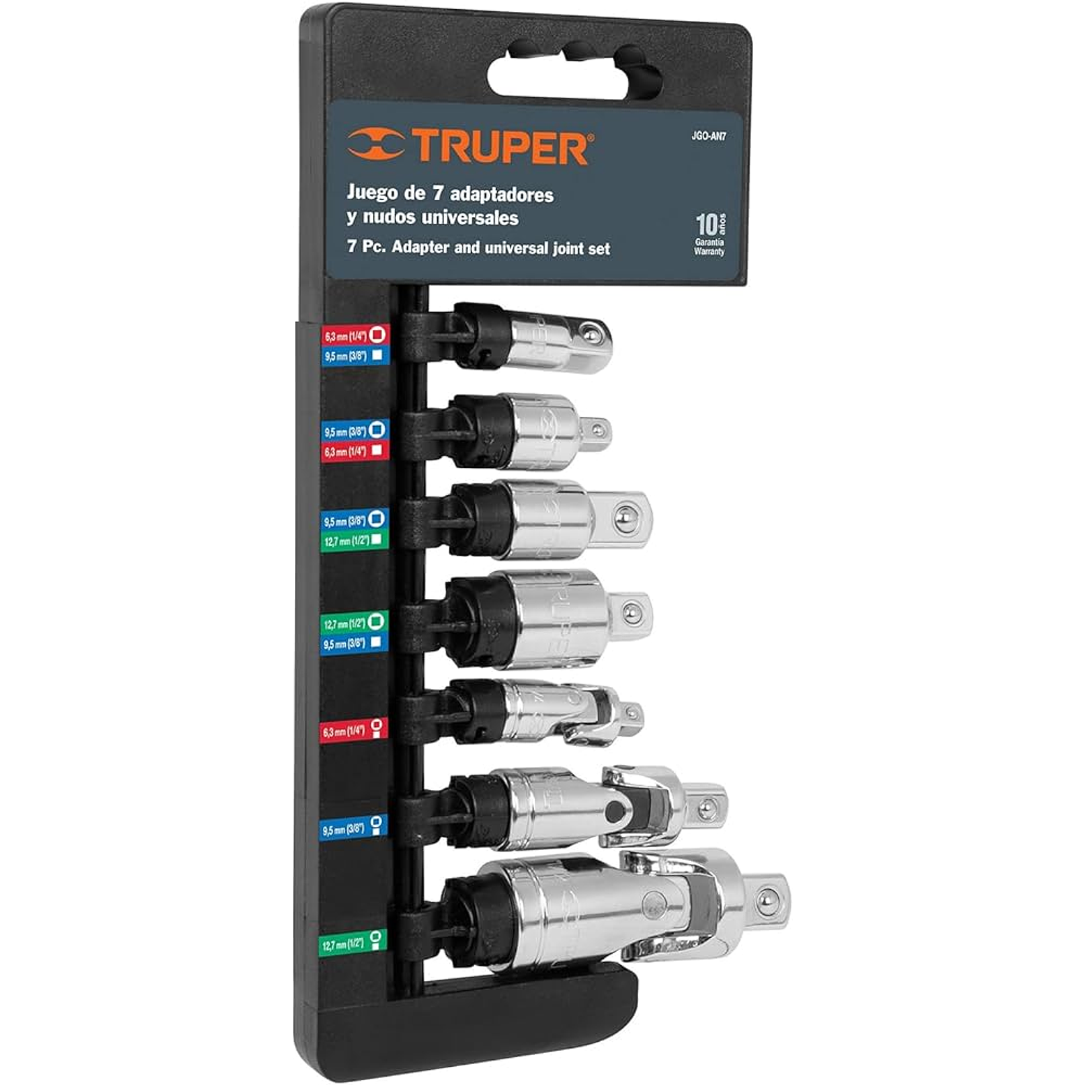 JUEGO DE ADAPTADORES Y NUDOS UNIVERSALES, 7 PIEZAS 1