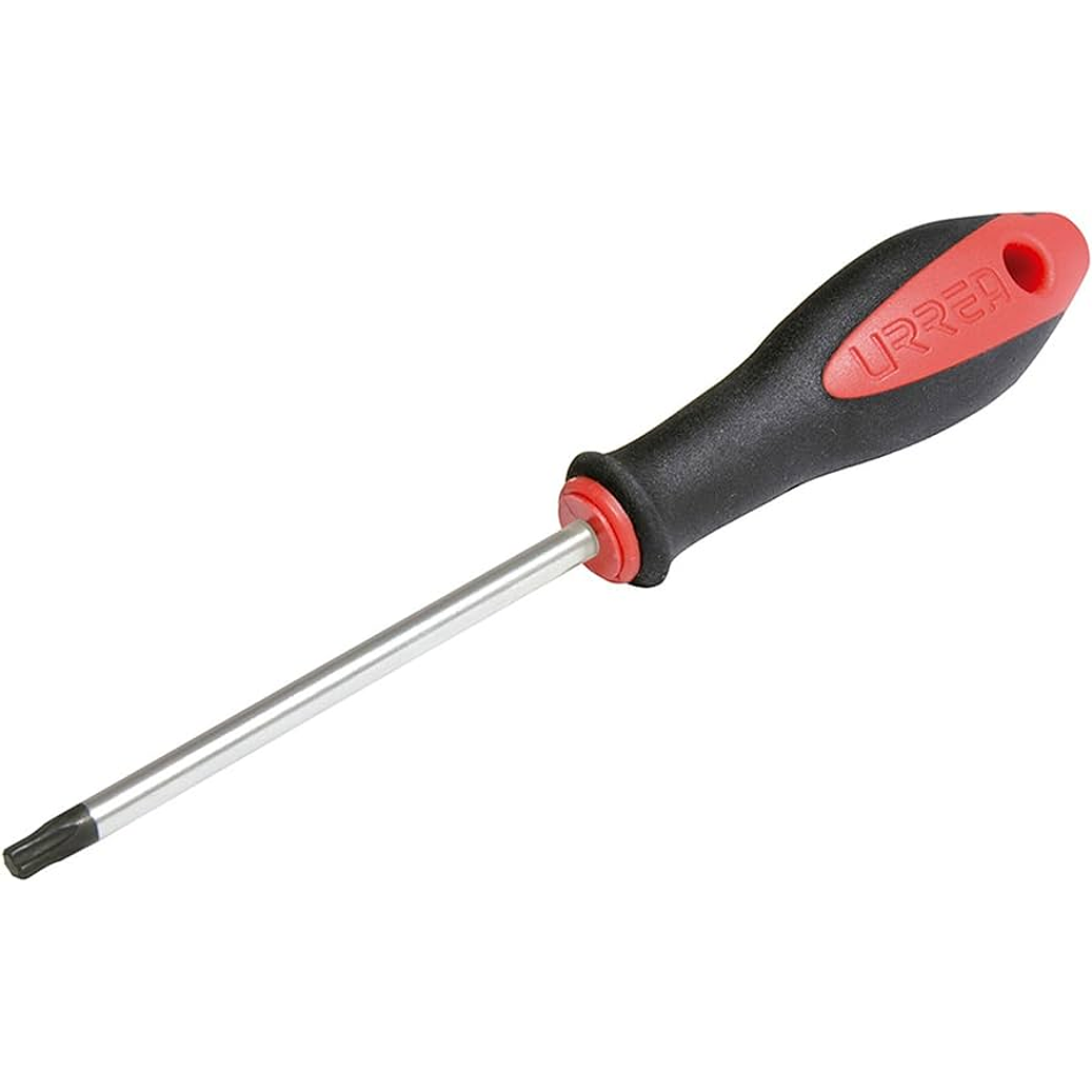 Destornillador con mango bimaterial, punta Torx barra redonda T10 x 4