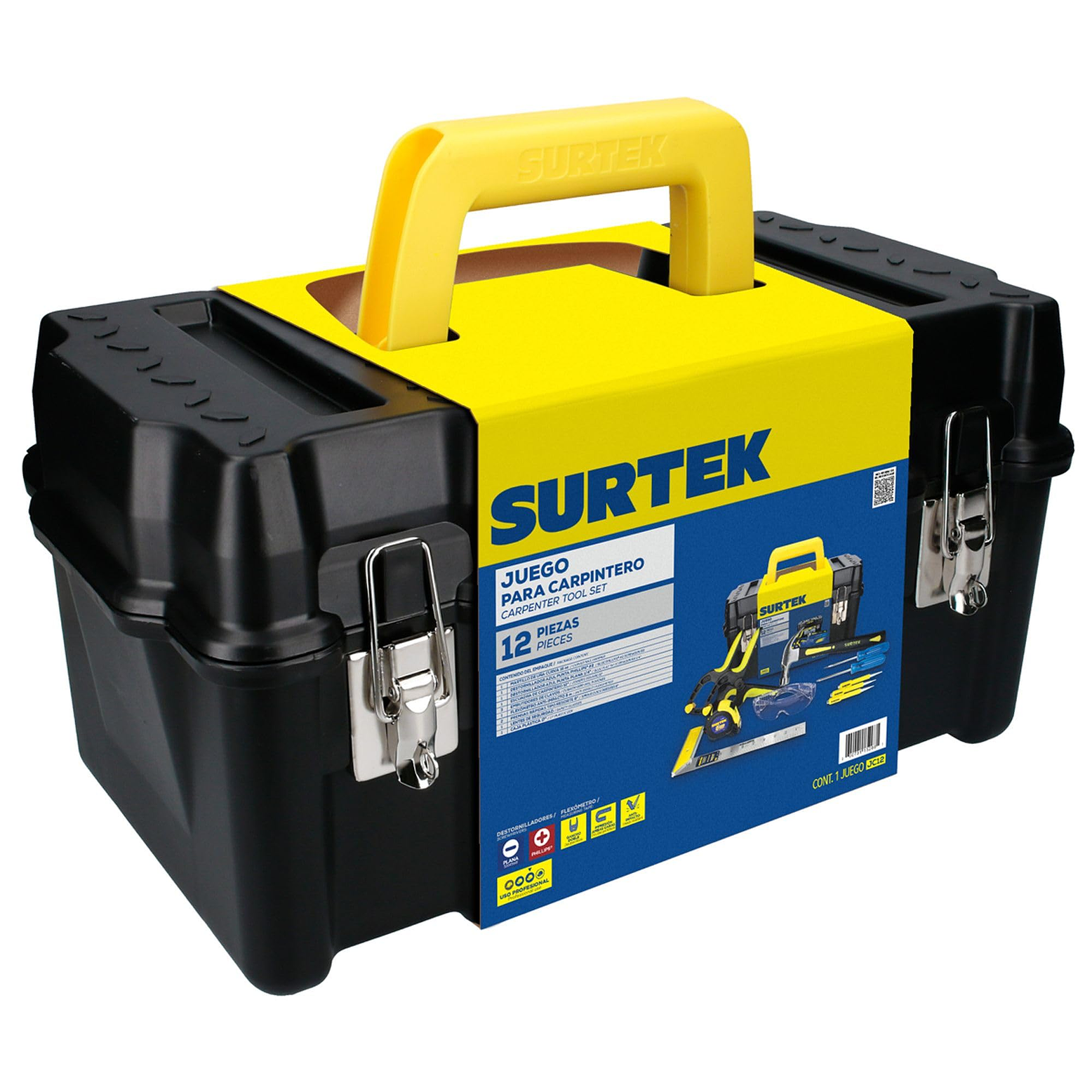 Juego combinado de herramienta para carpintero, 12 piezas 1