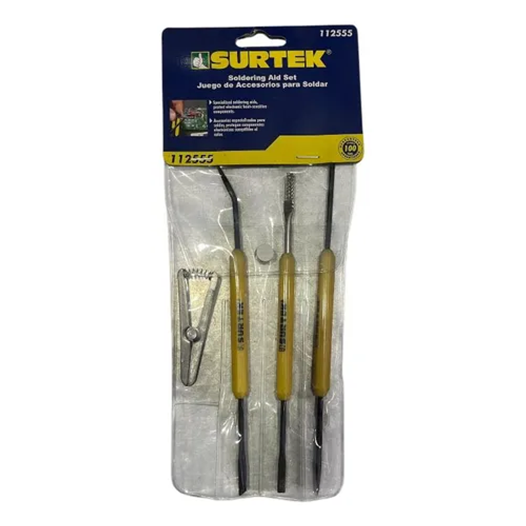 JUEGO DE ACCESORIOS PARA SOLDAR 4 PIEZAS 1