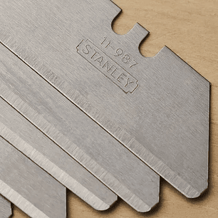 CUCHILLA DE PUNTA REDONDEADA STANLEY 11-987 PAQUETE 5 PIEZAS