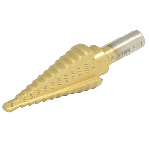 Broca escalonada de acero de alta velocidad #3, 3/16