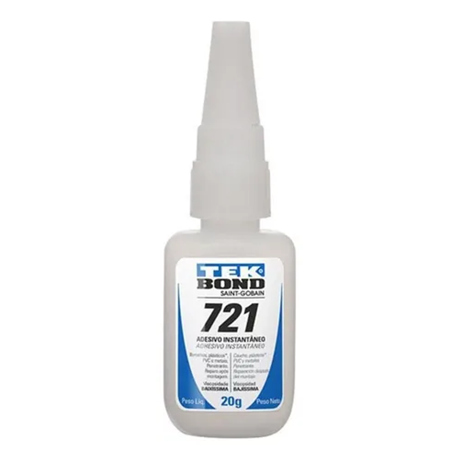 ADHESIVO INSTANTANEO 721 TEKBOND 721 20G TUBO APLICADOR 1
