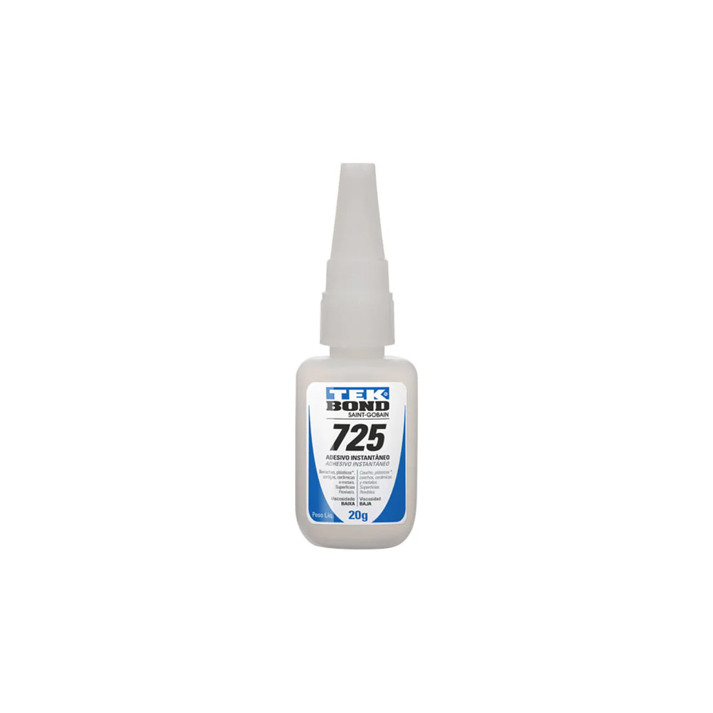 ADHESIVO INSTANTANEO 725 TEKBOND 20G TUBO APLICADOR A 1