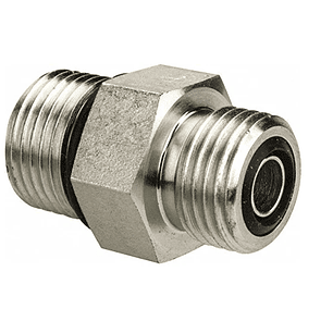 ADAPTADOR MACHO 3/8 FLEER A 7/8 ROSCA RECTA C/ORING