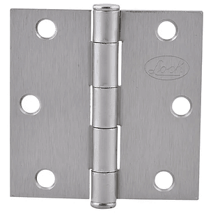 BISAGRA CUADRADA NIQUEL SATINADO 2