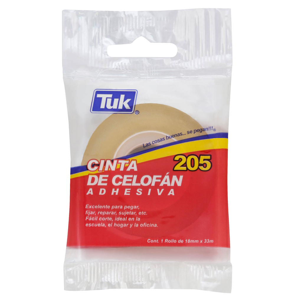 CINTA CELOFAN TRANSPARENTE 18X33 MM 1