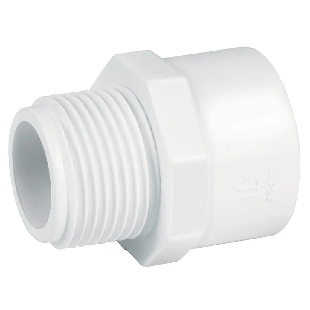 CONECTOR PVC MACHO DE 1