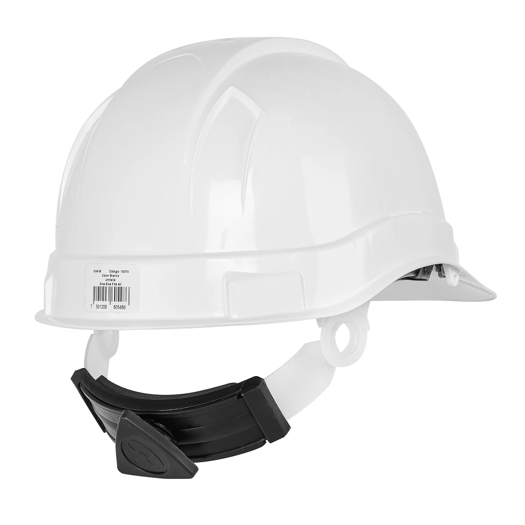 CASCO DE SEGURIDAD AJUSTE CON PERILLA BLANCO 1
