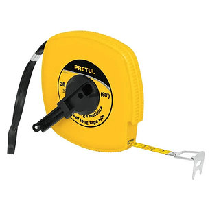 CINTA METRICA DE 30 METROS PRETUL