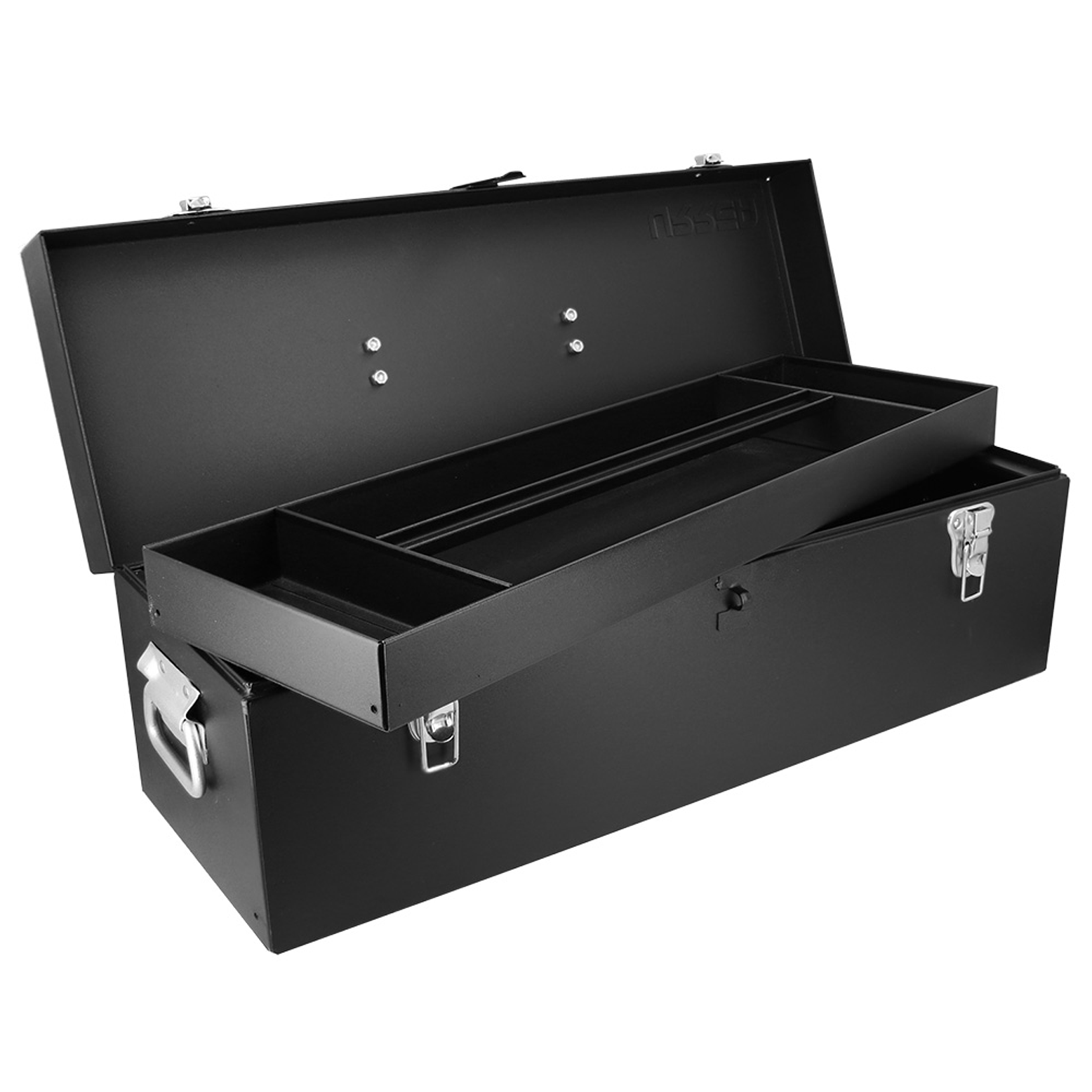 Caja portaherramientas metálica color negro 25
