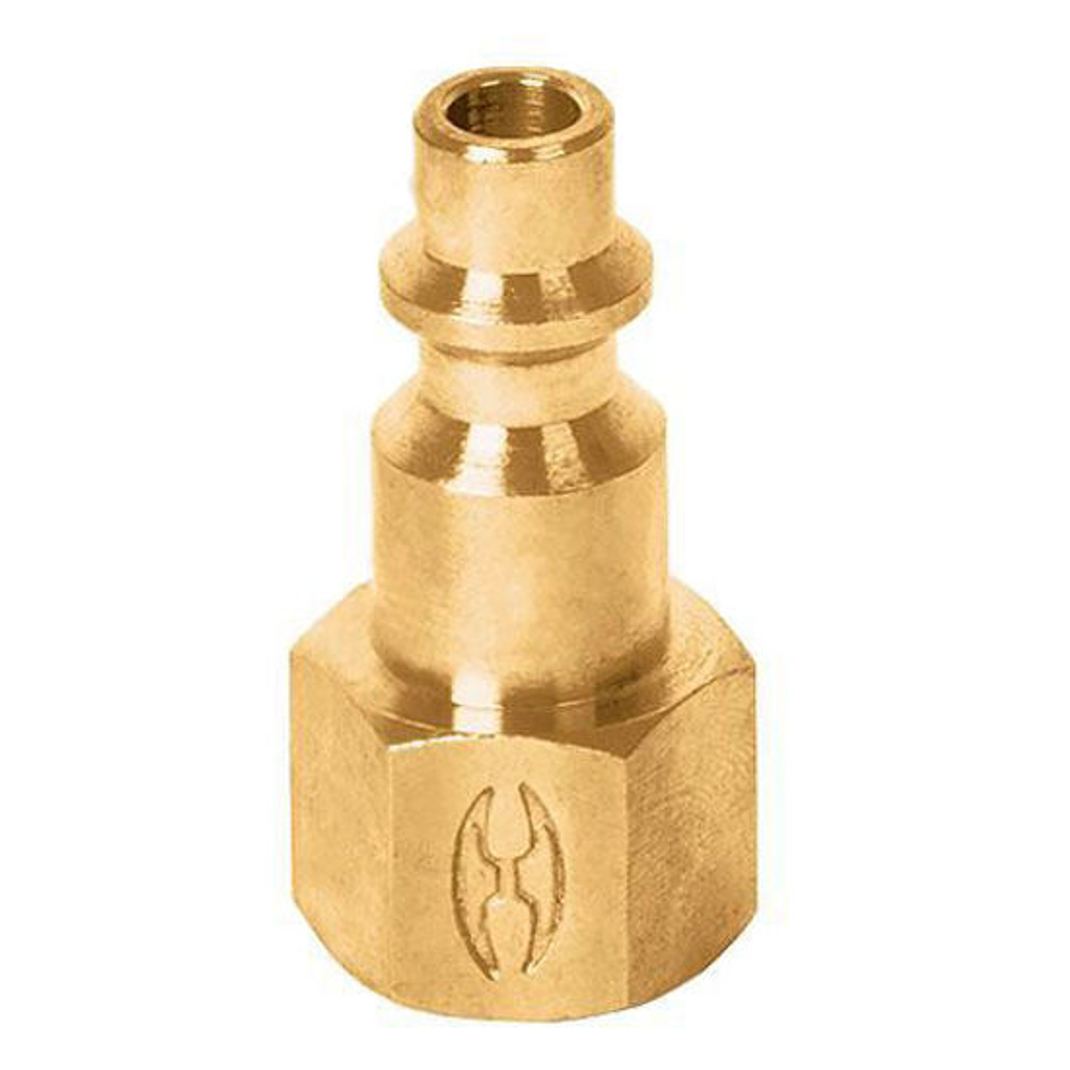 CONECTOR RAPIDO TIPO M NIQUELADO CUERDA 1/4 NPT HEMBRA 1