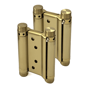 BISAGRA DOBLE ACCION DORADA