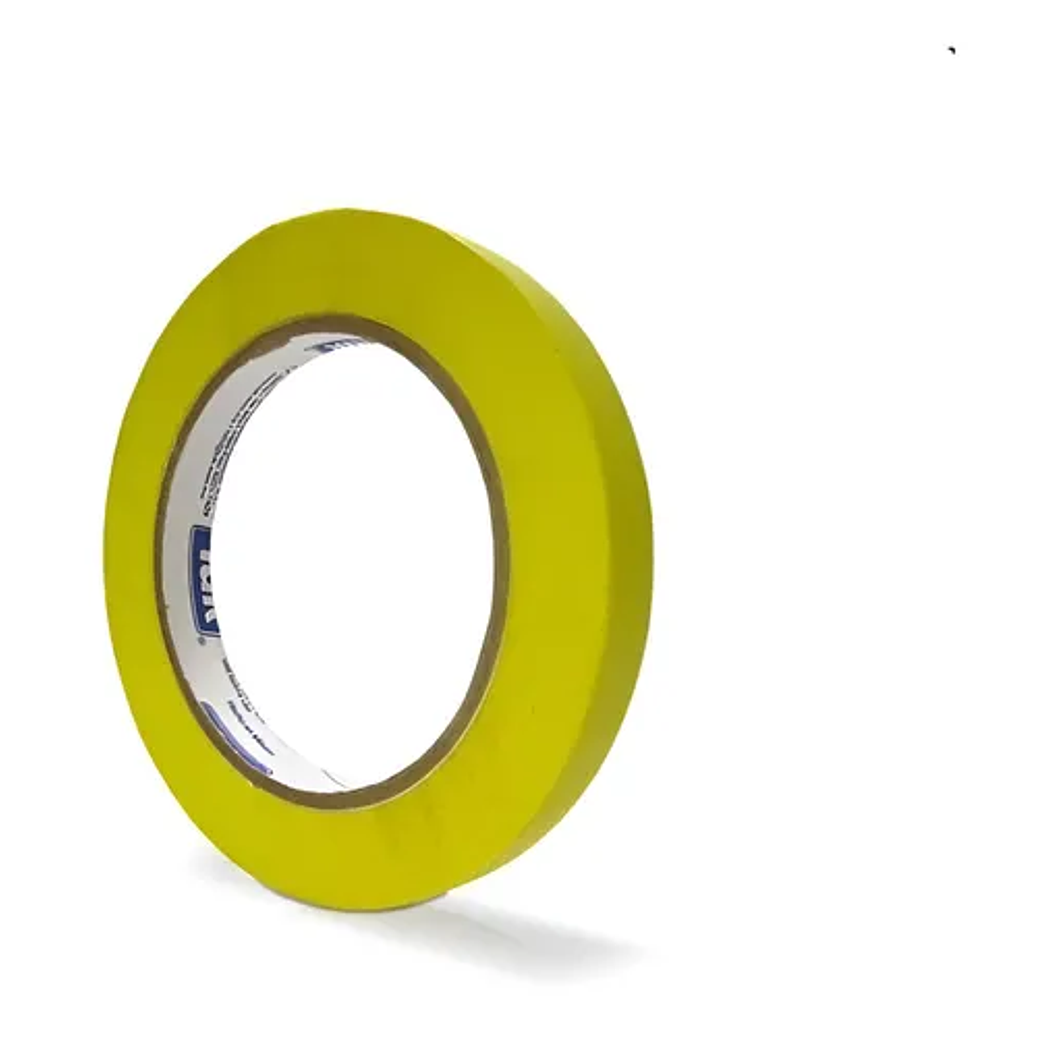 CINTA DE  MASKING AMARILLA 3/4